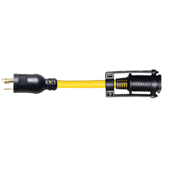 Voltec 12/3 1ft L5-20P to 5-15R Adapter