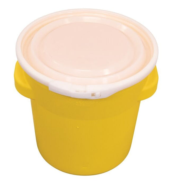 Eagle 20 Gallon, Plastic Lever-Lock, Lab Pack Plastic Barrel Drum, Yellow - 1652 — additional manufacturer view