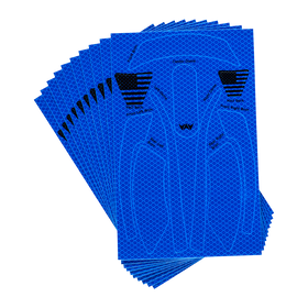 Buy wavecel-prismatic-blue WaveCel T2+ MAX Reflective Decal Kit – 10 Pack (360° Visibility, Custom-Cut) SELECT COLOR