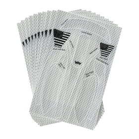 Buy wavecel-prismatic-white WaveCel T2+ MAX Reflective Decal Kit – 10 Pack (360° Visibility, Custom-Cut) SELECT COLOR