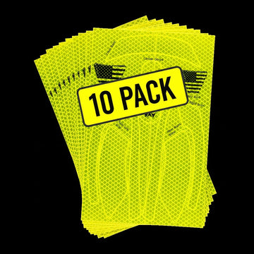 WaveCel T2+ MAX Reflective Decal Kit – 10 Pack (360° Visibility, Custom-Cut) SELECT COLOR
