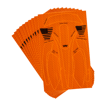 Buy wavecel-prismatic-orange WaveCel T2+ MAX Reflective Decal Kit – 10 Pack (360° Visibility, Custom-Cut) SELECT COLOR