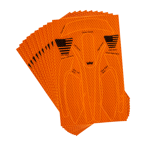 WaveCel T2+ MAX Reflective Decal Kit – 10 Pack (360° Visibility, Custom-Cut) SELECT COLOR