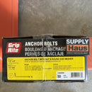 Grip-Rite Anchor Bolts – 1/2 in x 8 in – Nut & Washer – 50/Carton-2