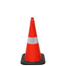 Enviro Cone, 28" w/ Base, Position 1 4" 3M Reflective (3310) Collar, 7lbs.