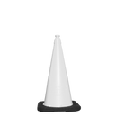 Enviro Cone, 28" White w/Base, No Reflective Collars, 7lbs.