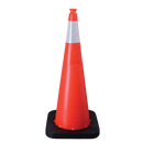 Enviro Cone, 36" w/Base, (1) 6" 3M Reflective (3310) Collar, 10lbs.