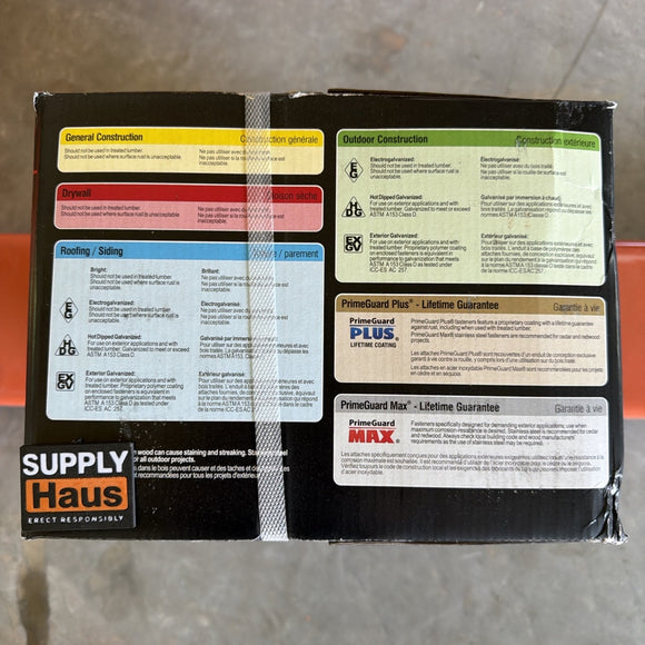Grip-Rite 16D Bright Duplex Nails – 3 in – 50 lb Box