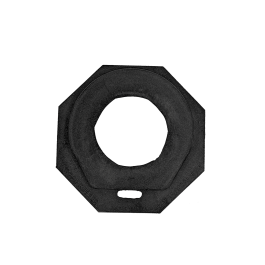 Base, 25 lb Recycled Rubber for Channelizer Drums