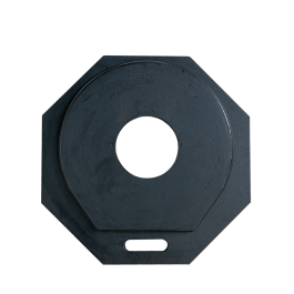 Base, 40 lb Recycled Rubber for Channelizer Drums