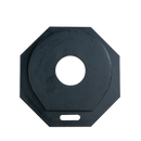 Base, 40 lb Recycled Rubber for Channelizer Drums