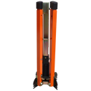 TrafFix Single Spring Sign Stand w/ Step-N-Drop Telescoping Legs & Universal Sign Holder