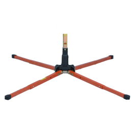 TrafFix Single Spring Sign Stand w/ Step-N-Drop Telescoping Legs & Standard Latch Bracket Assembly