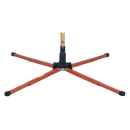TrafFix Single Spring Sign Stand w/ Step-N-Drop Telescoping Legs & Standard Latch Bracket Assembly