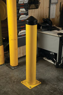 Eagle 6" x 42", 1/4" Steel, Round, Bollard Post, Yellow - 1764 — additional manufacturer view