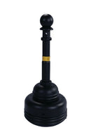 Eagle 5 Quart Outdoor Ashtray, SafeSmoker™, Black - 1206BLACK — additional manufacturer view