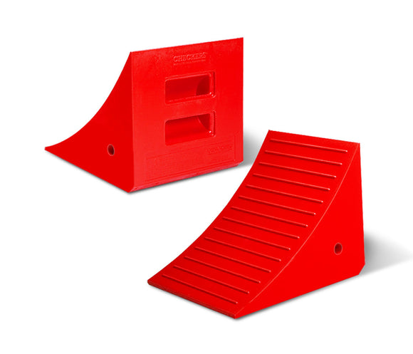 Checkers Heavy-Duty Wheel Chock, 245,000 lb Load Capacity, 46-65 in. Tires - UC1210 — product view
