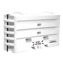 43" Sentry Water Cable Barrier Wall TL2/TL3, White, w/ T-Pin, Fill Cap & Drain Plug