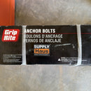 Grip-Rite Hot-Dip Galvanized Anchor Bolt – 5/8 in x 10 in – Nut & Washer-2