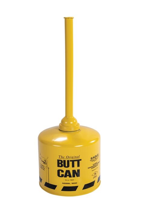 Eagle 5 Gallon Steel Original Butt Can, Yellow - 1200YELLOW — product view