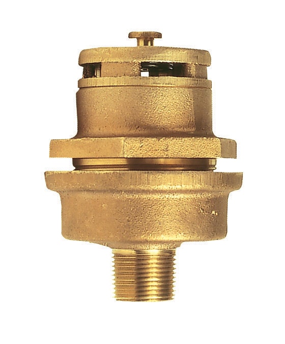 Justrite Brass Vertical Vent Assembly For 3/4" Bung — 08102 — product view