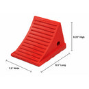 Checkers General-Purpose Utility Wheel Chock, Roped Pair, 30,000 lbs Load Capacity, 27-35 in. Tires - UC1700-P — dimensions