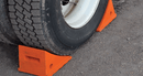 Checkers General-Purpose Utility Wheel Chocks, Roped Pair, 70,000 lbs Load Capacity, 32-46 in. Tire - UC1500-6-P — additional manufacturer view