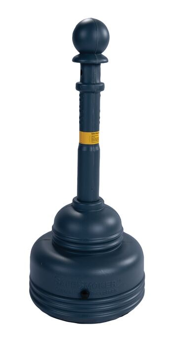 Eagle 5 Quart Outdoor Ashtray, SafeSmoker™, Gray - 1206GRAY — product view