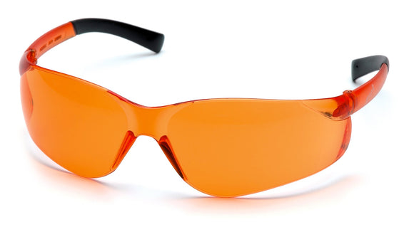 Pyramex Ztek S2540S safety glasses, Orange lenses, No Anti-fog