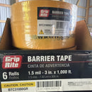 Grip-Rite Caution Barrier Tape – 3 in x 1000 ft – Yellow-3