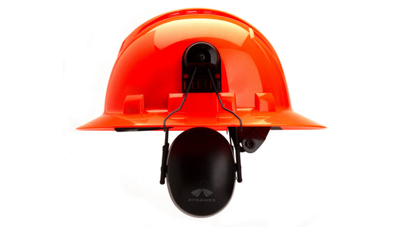 Pyramex - CM60 - CMFB6010 - Cap mounted earmuffs for full brim hats NRR 23dB - CMFB6010-S_HH