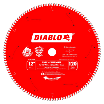 12 In. X 120 Tooth Thin Aluminum Cutting Saw Blade-D12120N-2103