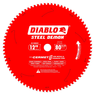 12 In. X 80 Tooth Steel Demon Cermet Ii Saw Blade For Metals And Stainless Steel-D1280CF-2111