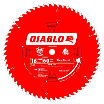 16-5/16 In. X 60 Tooth Fine Finish Beam Saw Blade-D1660X-2121
