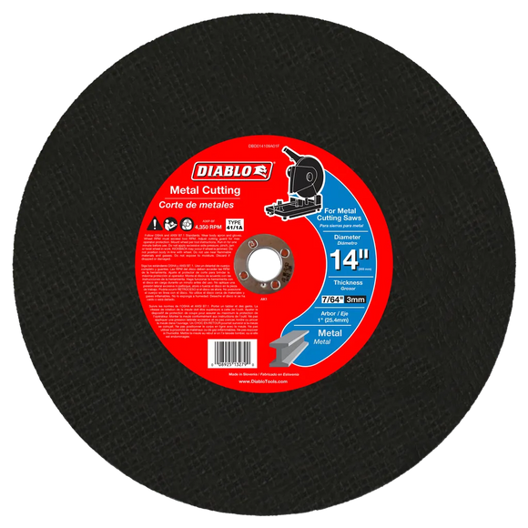 14 in. Metal Chop Saw Disc | Diablo Tools | PCS