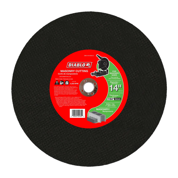 14 in. Masonry Chop Saw Disc | Diablo Tools | PCS