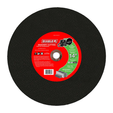14 in. Masonry High Speed Cut Off Disc 1 in. | Diablo Tools | PCS