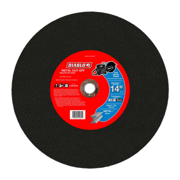 14 in. Metal High Speed Cut Off Disc 20mm | Diablo Tools | PCS