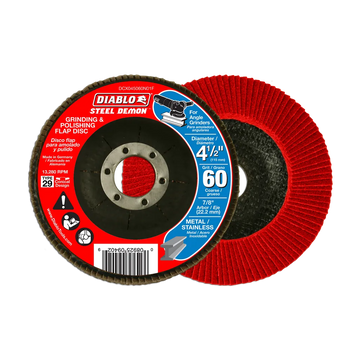4-1/2 in. Steel Demon Flap Disc 60 Grit - Type 29 | Diablo Tools | PCS