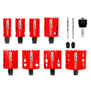 13 Pc Carbide Plumbers Hole Saw Set-DHS13SPLCT-2509