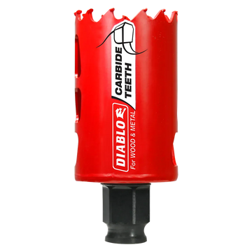 1-5/8 In. (41Mm) Carbide-Tipped Wood & Metal Holesaw-DHS1625CT-2517