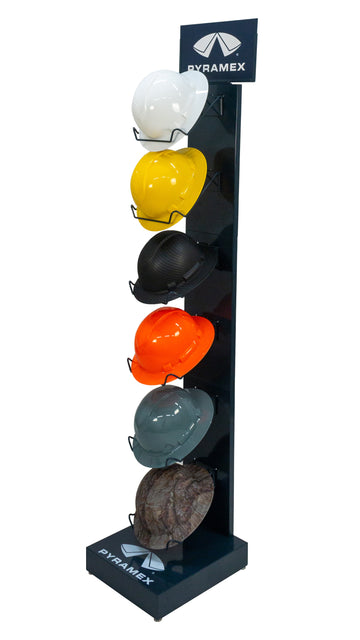 Pyramex - Accessories - DISHHFL - Display; Hard Hats; Floor Standing - DISHHFL_Full_34F