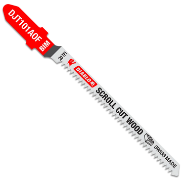 3-1/4 in. 20 TPI Bi-Metal T-Shank Jig Saw Blades for Scroll Cuts in Wood (5-Pack) | Diablo Tools | PCS