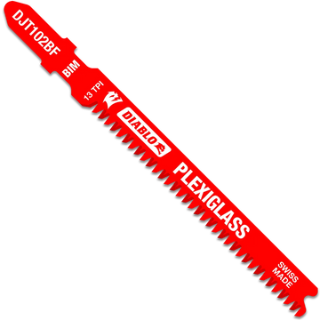 3-5/8 in. 13 TPI Bi-Metal T-Shank Jig Saw Blades for Plexiglass (5-Pack) | Diablo Tools | PCS
