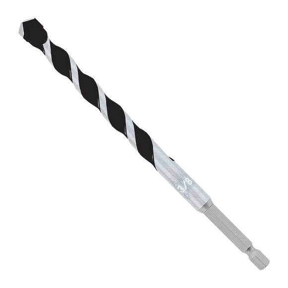 3/8 in. x 4 in. x 6 in. Multi-Material Carbide Tipped Hammer Drill Bit | Diablo Tools | PCS