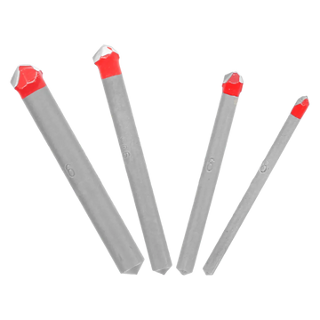 4 pc Tile & Stone Carbide Tipped Drill Bit Set (4-Piece) | Diablo Tools | PCS