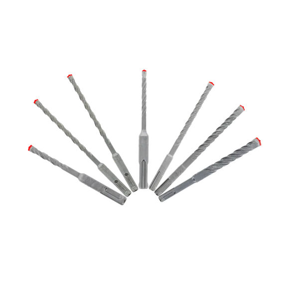 7pc Rebar Demon‚™ SDS-Plus 4-Cutter Full Carbide Head Hammer Bit Set (7-Piece) | Diablo Tools | PCS