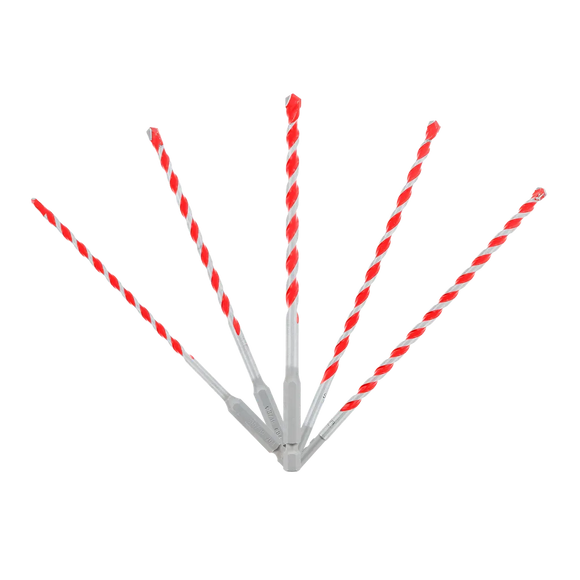 5 pc SPEEDemon‚™ Red Granite Carbide Tipped Hammer Drill Bit Set (5-Piece) | Diablo Tools | PCS