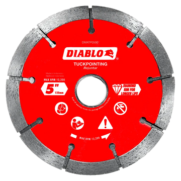 5 in. Diamond Tuck Point Blade for Masonry | Diablo Tools | PCS