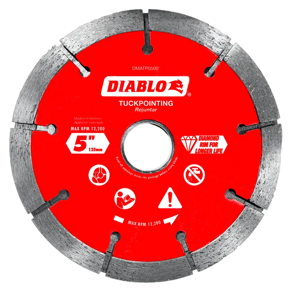 5 in. Diamond Tuck Point Blade for Masonry | Diablo Tools | PCS